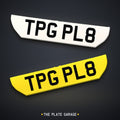 Batman Number Plate - front and rear