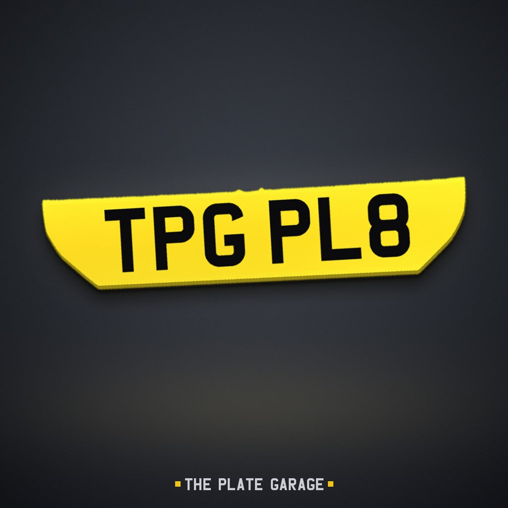 Batman Number Plate - yellow