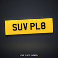 Range Rover / Oversized Number Plate - yellow